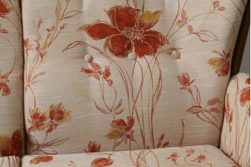イギリスビンテージ　美品　ERCOL(アーコール)　ナチュラルテイストのお部屋にぴったりなリラックス感のある二人掛けソファ(アームソファ、ラブソファ、ダイニングソファ、2人掛け、ヴィンテージ、英国、北欧)(R-061742)