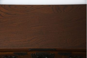 中古　岩谷堂箪笥　迫力のある金具が見事な衣装タンス(和タンス、衣装箪笥、収納箪笥、引き出し、サイドボード)(R-061743)