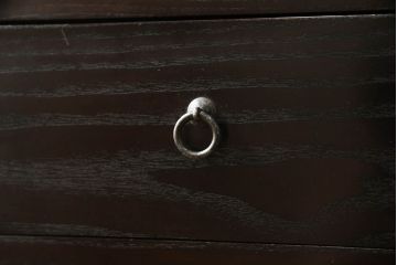 中古　高級品　国産　工芸家具　栗材　収納力抜群!!両面使いできる階段箪笥(和箪笥、和タンス、収納箪笥)(R-061747)