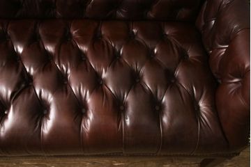 新品未使用　HALO(ハロ)　EAST BOURNE(イーストボーン) 2P SOFA　バイカータン　SHOP ASPLAND(ショップ アスプランド)取り扱い　高級感あふれる佇まいが魅力的な2人掛けソファ(2人掛け、2P)(定価約30万円)(R-061748)