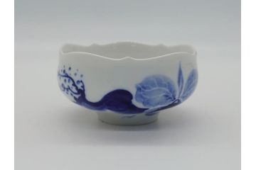 ドイツ　マイセン　Meissen　ブルーオーキッド　華麗な蘭の美しさに魅了されるティーカップ&ソーサー2客セット(蘭の花、洋食器、C&S)(R-061757)