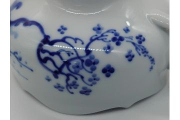 ドイツ　マイセン　Meissen　ブルーオーキッド　華麗な蘭の美しさに魅了されるティーカップ&ソーサー2客セット(蘭の花、洋食器、C&S)(R-061757)