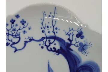 ドイツ　マイセン　Meissen　ブルーオーキッド　華麗な蘭の美しさに魅了されるティーカップ&ソーサー2客セット(蘭の花、洋食器、C&S)(R-061757)