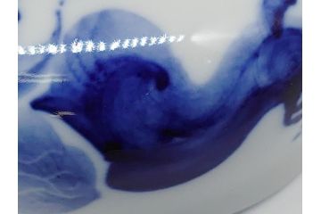 ドイツ　マイセン　Meissen　ブルーオーキッド　華麗な蘭の美しさに魅了されるティーカップ&ソーサー2客セット(蘭の花、洋食器、C&S)(R-061757)
