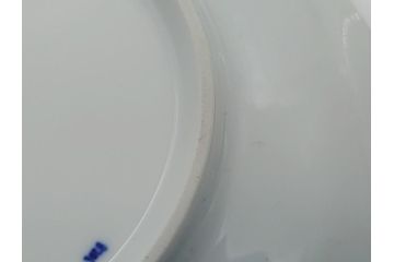 ドイツ　マイセン　Meissen　ブルーオーキッド　華麗な蘭の美しさに魅了されるティーカップ&ソーサー2客セット(蘭の花、洋食器、C&S)(R-061757)