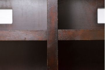 中古　特注　松本民芸家具　シンプルなデザインで使いやすいオープンラック(本棚、飾り棚、収納棚、書棚、ブックシェルフ)(R-061759)