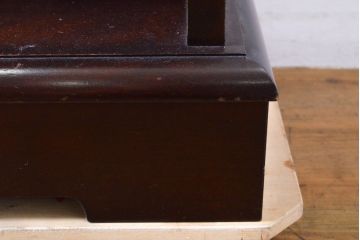中古　特注　松本民芸家具　シンプルなデザインで使いやすいオープンラック(本棚、飾り棚、収納棚、書棚、ブックシェルフ)(R-061759)