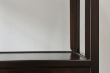 和製ビンテージ　松本民芸家具　#132型　格式高い雰囲気の朝鮮棚(収納棚、飾り棚、陳列棚、戸棚、ディスプレイ棚、収納箪笥、ヴィンテージ)(R-061769)