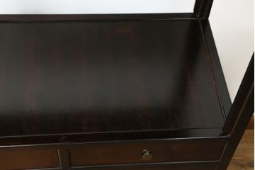 和製ビンテージ　松本民芸家具　#132型　格式高い雰囲気の朝鮮棚(収納棚、飾り棚、陳列棚、戸棚、ディスプレイ棚、収納箪笥、ヴィンテージ)(R-061769)