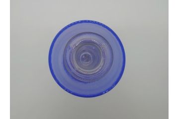 イタリア　ムラノガラス　Miyako&Gregg　Murauo　June2005　金彩　キャンドルスタンド　優美なフォルムが目を惹く燭台1対(蝋燭立て、ヴェネチアングラス、ムラーノガラス、ガラス工芸)(R-061774)