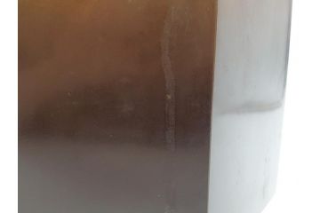 明治〜大正　六角　使い込むほどに味の出る古銅火鉢(手あぶり、鉢カバー、茶道具)(R-061783)