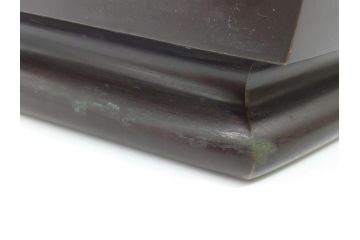 明治〜大正　六角　使い込むほどに味の出る古銅火鉢(手あぶり、鉢カバー、茶道具)(R-061783)