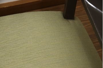 中古　美品　神戸洋家具　永田良介商店　タツ型の彫刻が存在感を放つ3人掛けソファ(三人掛け、3P)(R-061790)