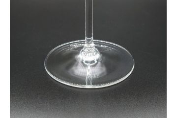 オーストリア　RIEDEL(リーデル)　プラウドフットジャパン記念品(名入れ有)　ワイングラス3客セット(箱付き)(R-061792)