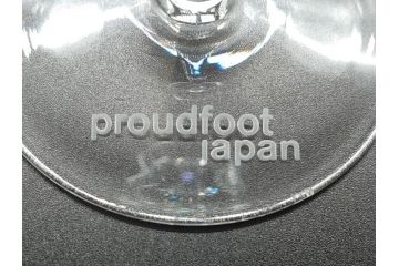 オーストリア　RIEDEL(リーデル)　プラウドフットジャパン記念品(名入れ有)　ワイングラス3客セット(箱付き)(R-061792)