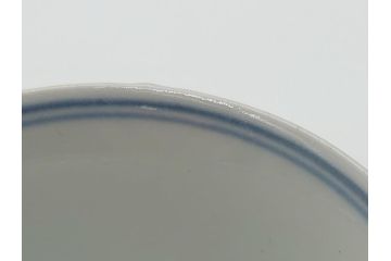 江戸期　古伊万里　染付　伊万里焼の魅力を感じる個性豊かな絵柄の湯呑み3点セット(和食器)(R-061794)