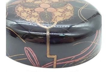 時代物　蒔絵　香合　棗　2個セット(小物入れ、茶道具、茶器、漆器、漆工芸)(R-061795)