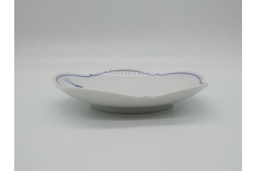 ドイツ　マイセン　Meissen　双剣　シンプルで趣のあるティーカップ&ソーサー(西洋陶磁器、C&S)(R-061796)