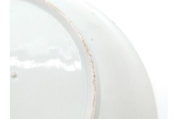 江戸期　古伊万里　染付　山水図　唐子　9.2寸皿　約28cm　ぷっくりとした愛らしい唐子図の大皿(九寸二分、和皿、和食器)(R-061797)