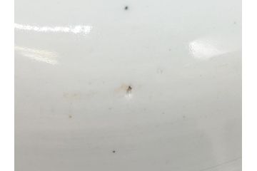 江戸期　古伊万里　染付　山水図　唐子　9.2寸皿　約28cm　ぷっくりとした愛らしい唐子図の大皿(九寸二分、和皿、和食器)(R-061797)