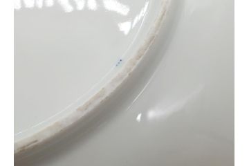 ドイツ　マイセン　Meissen　ひなげしの花　金彩　壁掛け　上品で清楚なタッチの花絵付けが見事な飾り皿(プレート、西洋陶磁器)(R-061805)