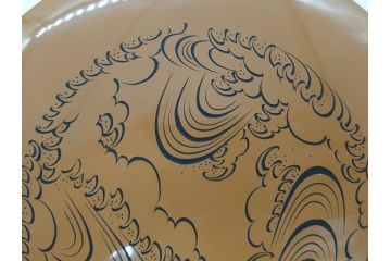大正〜昭和初期　木製　漆器　菓子器揃(菓子鉢、4.6寸皿5枚、約14cm、共箱付き、創業五拾周年記念、帝國生命保険株式会社、漆工芸、和食器、和皿)(R-061813)