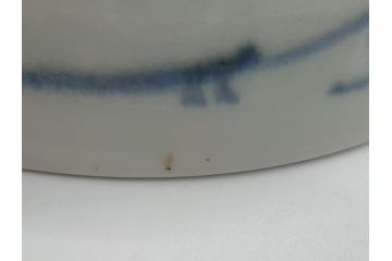 江戸期　古伊万里　染付　蛸唐草文　5寸皿　約15cm　伊万里焼の伝統美が詰まった皿3枚セット(五寸、和皿、小皿、小鉢、和食器)(R-061820)