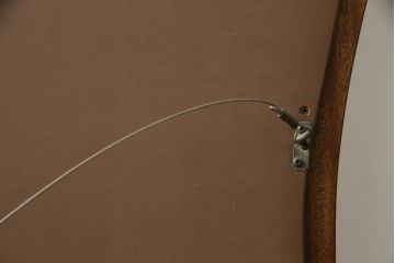 中古　DREXEL HERITAGE(ドレクセルヘリテイジ)　Touraine(ツーレイン)　マホガニー材　凝ったつくりのウォールミラー(壁掛け鏡)(R-061838)