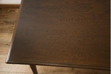中古　美品　永田良介商店　神戸洋家具　四人掛け　和洋どちらの空間にもおすすめのダイニングテーブル(ワークデスク、在宅ワーク、在宅用、作業台、4人掛け、4P)(R-061839)