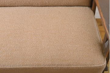 中古　神戸洋家具　永田良介商店　くつろぎの空間を演出する3人掛けソファ(三人掛け、3P、トリプルソファ)(R-061840)