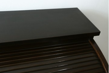 和製アンティーク　ナラ材　レトロな雰囲気たっぷりのロールトップデスク　(R-061845)