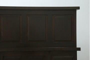 和製アンティーク　ナラ材　レトロな雰囲気たっぷりのロールトップデスク　(R-061845)