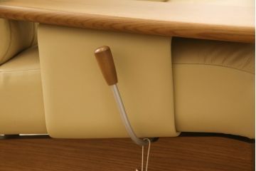 中古　美品　カリモク家具(karimoku)　チターノ(chitano)　くつろぎの空間に取り入れたいリクライニング2人掛けソファ(二人掛け、2P)(R-061849)