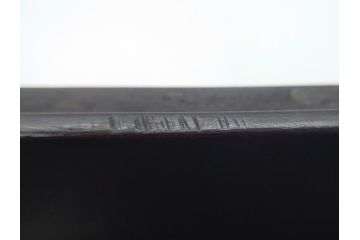 中国　古玩　唐木　紫檀　木製　象嵌　使い込むほどに深みが増してくる紫檀の硯箱(小箱、小物入れ、木箱)(R-061875)