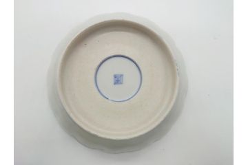 明治期　伊万里焼　錦手　金襴手　染錦　二重角富　金彩　色絵　桃図　5.8寸皿　約17.5cm　煌びやかで豪華な絵付けの深皿3枚セット(五寸八分、和皿、中皿、和食器)(R-061879)