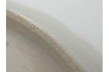 明治期　伊万里焼　錦手　金襴手　染錦　二重角富　金彩　色絵　桃図　5.8寸皿　約17.5cm　煌びやかで豪華な絵付けの深皿3枚セット(五寸八分、和皿、中皿、和食器)(R-061879)