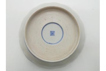 明治期　伊万里焼　錦手　金襴手　染錦　二重角富　金彩　色絵　桃図　5.8寸皿　約17.5cm　煌びやかで豪華な絵付けの深皿3枚セット(五寸八分、和皿、中皿、和食器)(R-061880)