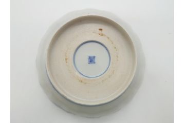 明治期　伊万里焼　錦手　金襴手　染錦　二重角富　金彩　色絵　桃図　5.8寸皿　約17.5cm　煌びやかで豪華な絵付けの深皿3枚セット(五寸八分、和皿、中皿、和食器)(R-061881)