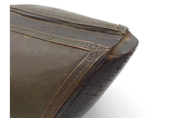 李朝?　木彫り　経年により質感に深みを増した愛らしい鴨のデコイ(置き物、置物、模型、ディスプレイ、インテリア)(R-061886)