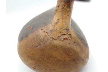 1940年代　フランス　つぶらな瞳が可愛らしい木製デコイ2羽セット(つがい、鴨、置物、置き物、模型、ディスプレイ、インテリア)(R-061887)