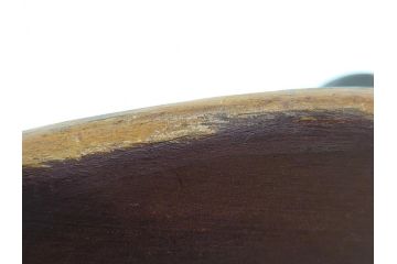 1940年代　フランス　つぶらな瞳が可愛らしい木製デコイ2羽セット(つがい、鴨、置物、置き物、模型、ディスプレイ、インテリア)(R-061887)