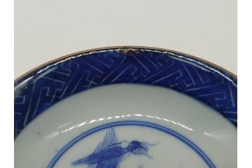 明治期　色絵　麒麟・獅子の図　特別感を演出する彩り豊かな蓋付き茶碗2点セット(蓋碗、和食器)(R-061892)