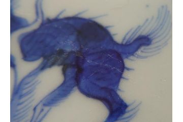 明治期　色絵　麒麟・獅子の図　特別感を演出する彩り豊かな蓋付き茶碗2点セット(蓋碗、和食器)(R-061893)