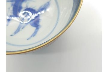 明治期　色絵　麒麟・獅子の図　特別感を演出する彩り豊かな蓋付き茶碗3点セット(蓋碗、和食器)(R-061894)