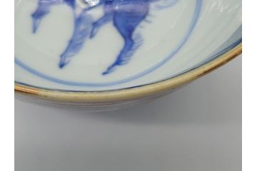 明治期　色絵　麒麟・獅子の図　特別感を演出する彩り豊かな蓋付き茶碗3点セット(蓋碗、和食器)(R-061894)