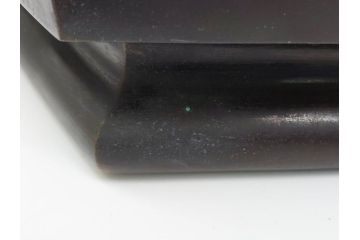 明治〜大正　六角　使い込むほどに味の出る古銅火鉢1対(手あぶり、鉢カバー、茶道具)(R-061898)