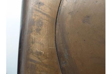 明治〜大正　六角　使い込むほどに味の出る古銅火鉢1対(手あぶり、鉢カバー、茶道具)(R-061898)