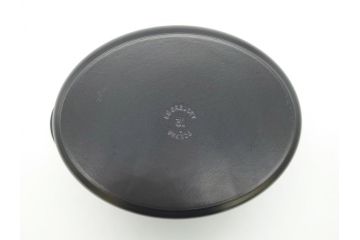 フランス　Le Creuset　ル・クルーゼ　ココット・オーバル　マッドブラック　スタイリッシュなカラーリングと機能性を兼ね備えた万能鍋(箱付き、キッチンウェア、鋳物(いもの)、ホーロー鍋)(R-061899)