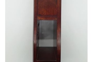 松本民芸家具　透かし彫り　職人技が光るデザインの卍型状差(ウォールラック、レターラック、状差し)(R-061903)