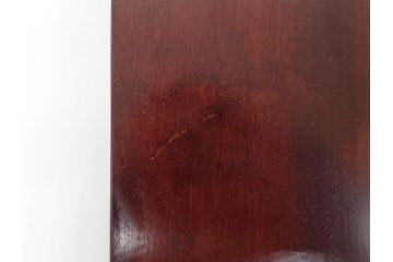 松本民芸家具　透かし彫り　職人技が光るデザインの卍型状差(ウォールラック、レターラック、状差し)(R-061903)